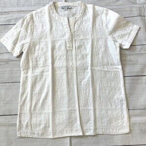 Blumint White Textured Shirt